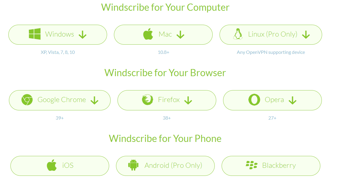 Download Windscribe